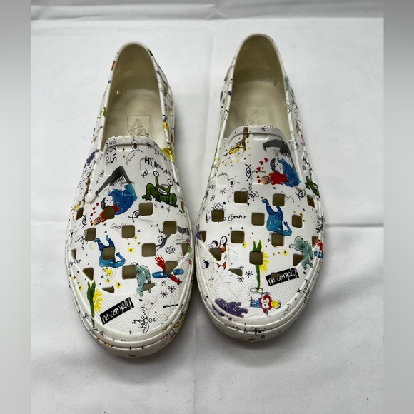 Vans Other - Daniel Johnston Vans Slip On Trek Slides ( Austin TX release only) (MB2) RARE